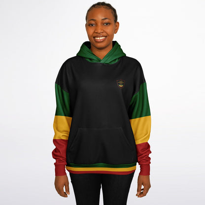 Rasta Heavyweight Pull Over Hoodie