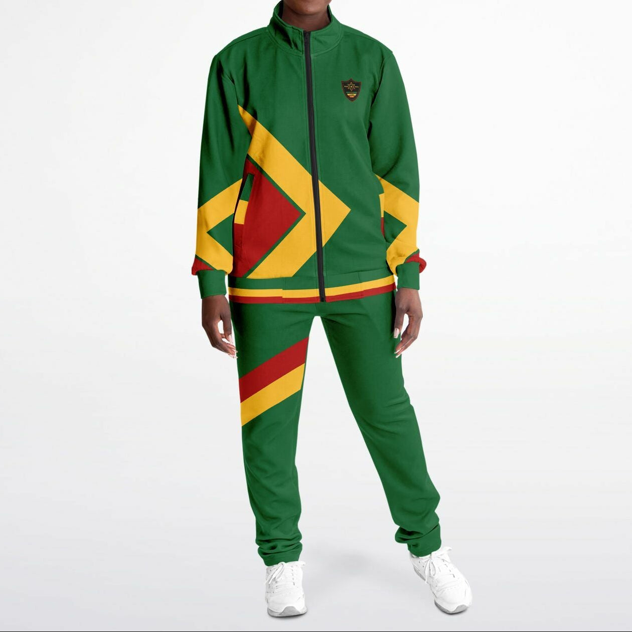 Rasta Tracksuit - Lion Of Judah Green
