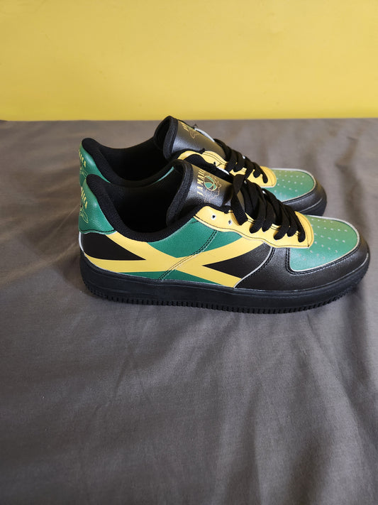 Jamaica Shoes - Size 8.5 Flag Sneakers