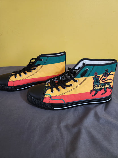 Rasta Shoes - Size 11 Lion of Judah Sneakers