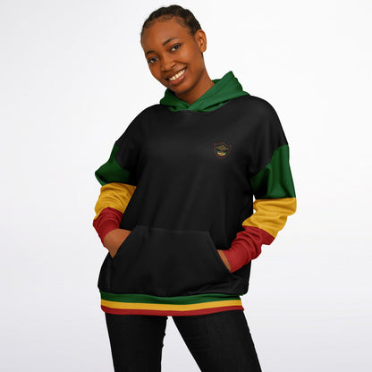 Rasta Heavyweight Pull Over Hoodie