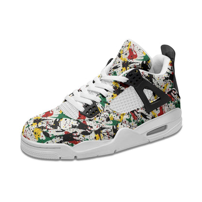 Rasta Shoes - Paint Splatter Sneakers