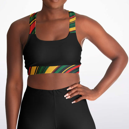 Rasta Padded Sports Bra
