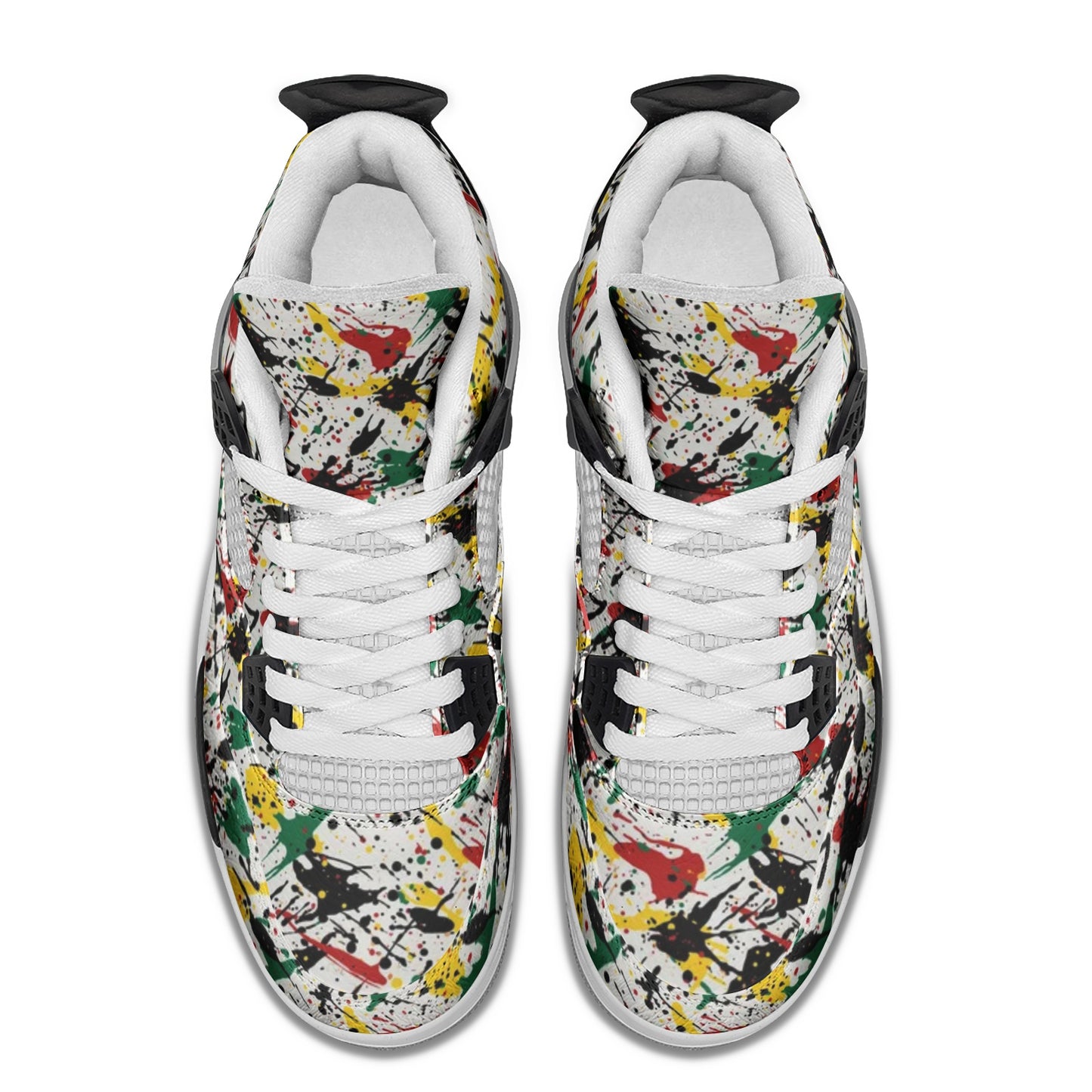 Rasta Shoes - Paint Splatter Sneakers