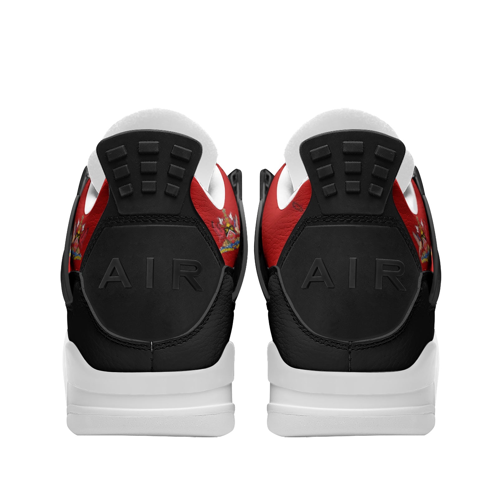 Trinidad and Tobago flag shoes with red black and white design - image 4