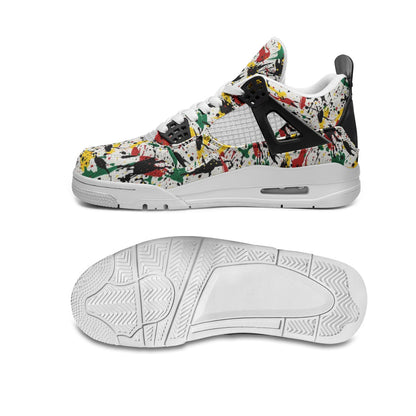 Rasta Shoes - Paint Splatter Sneakers