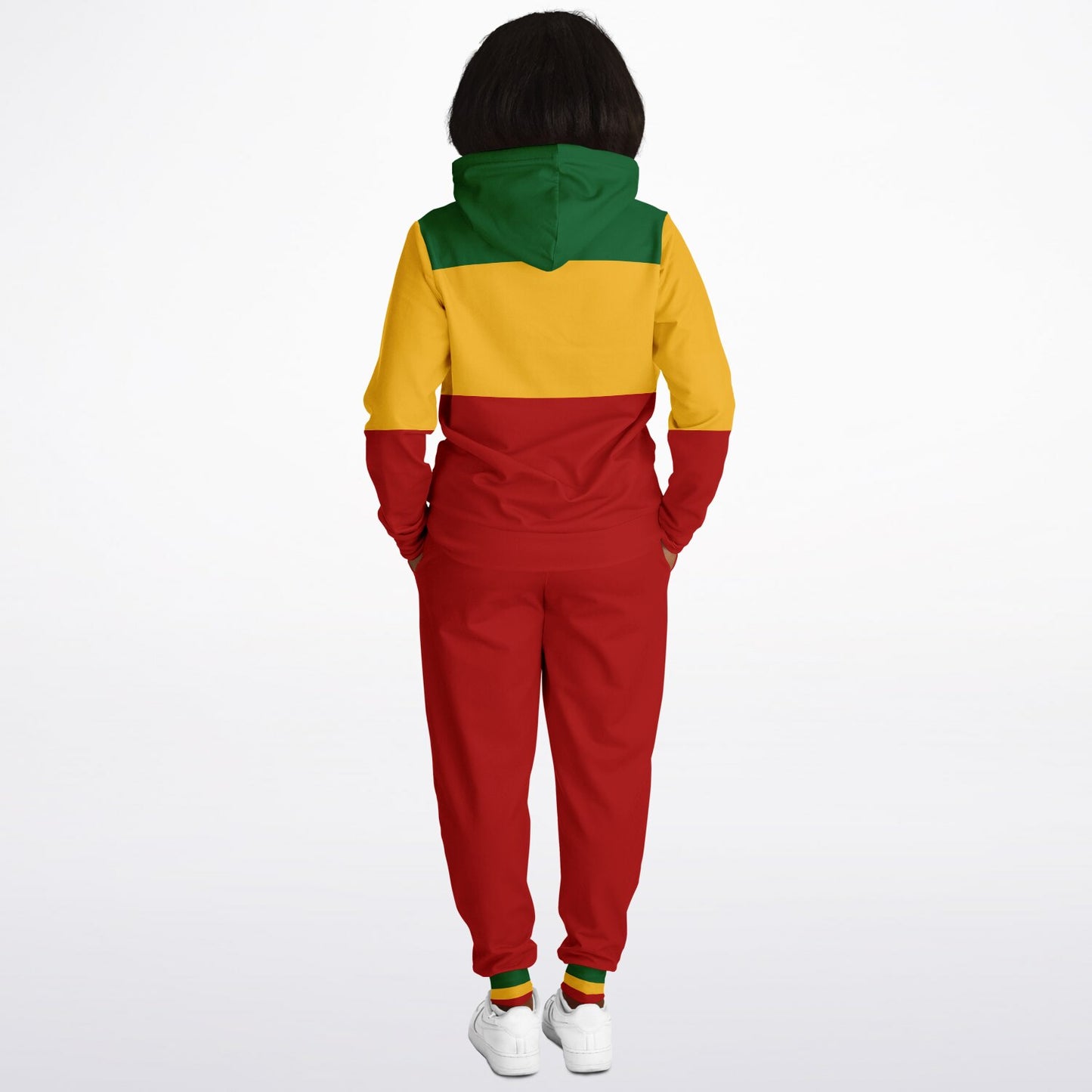 Rasta Casual Pull Over Hoodie & Jogger Set