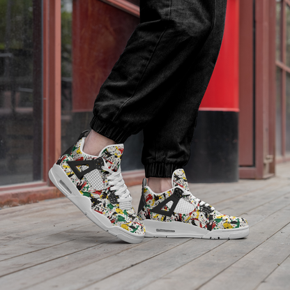 Rasta Shoes - Paint Splatter Sneakers