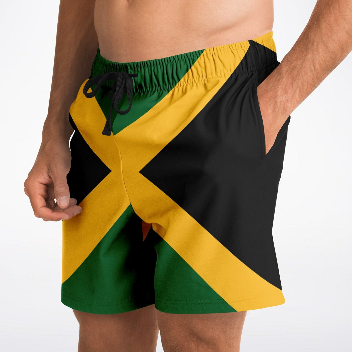 Jamaica Flag Above Knee Shorts