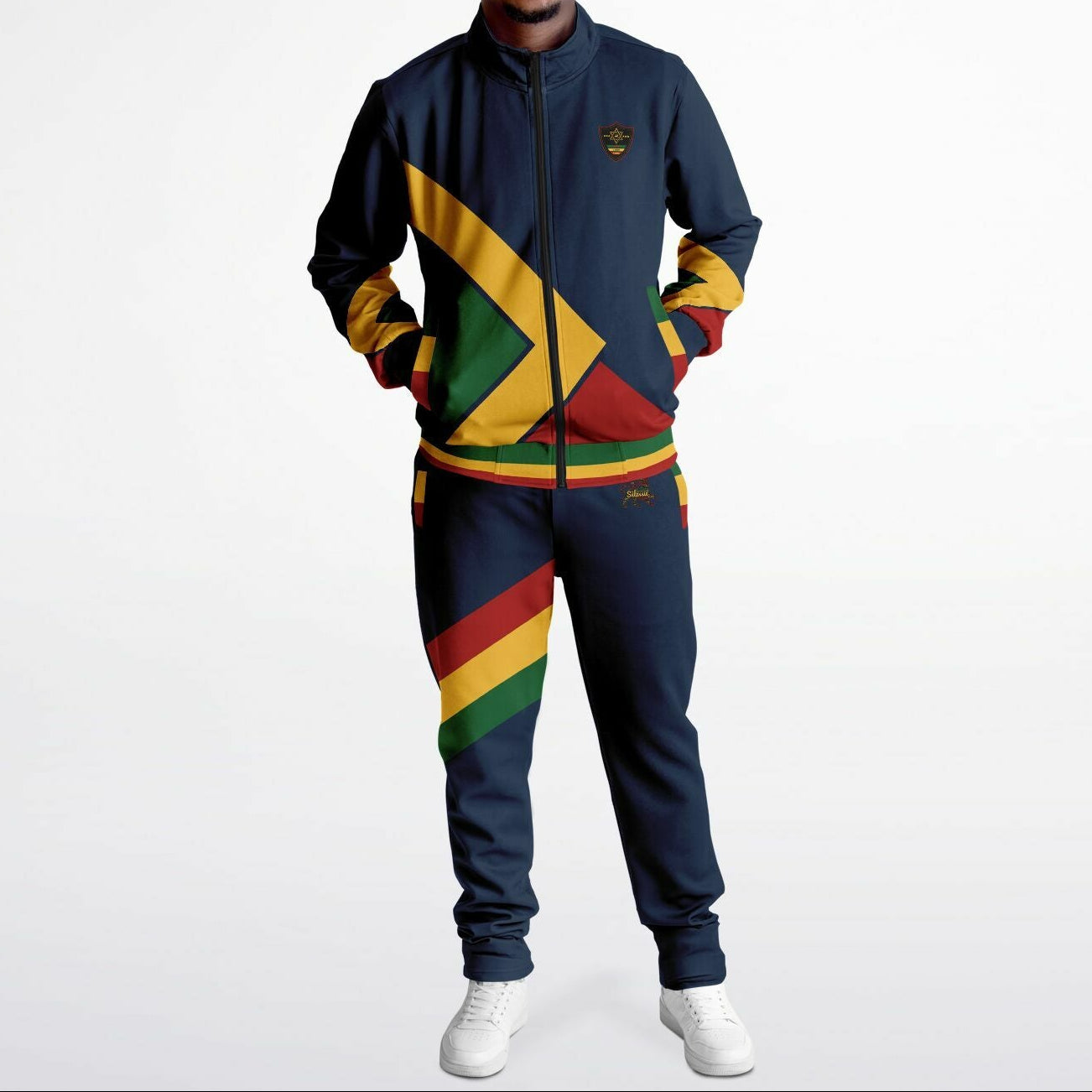 Rasta Tracksuit - Lion Of Judah Navy