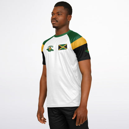 Jamaica Soccer Jersey - White - Plain Back