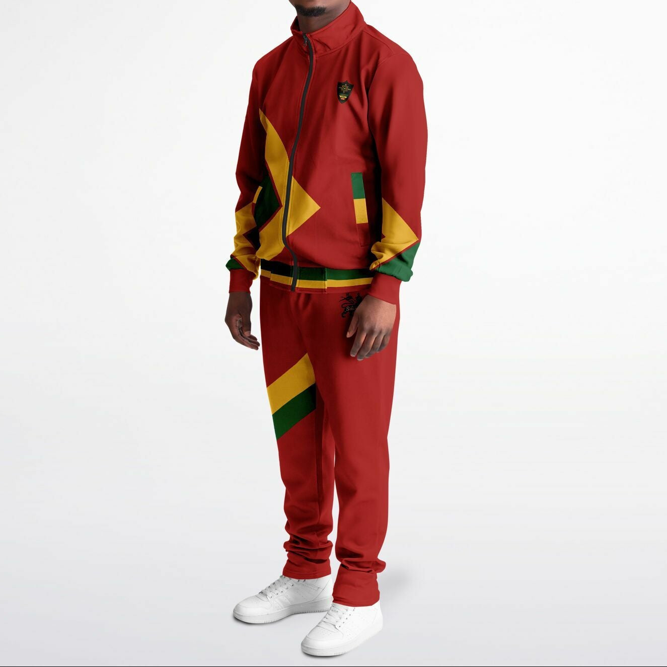 Rasta Tracksuit - Lion Of Judah Red