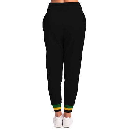 Jamaica Casual Joggers Pants - White Black