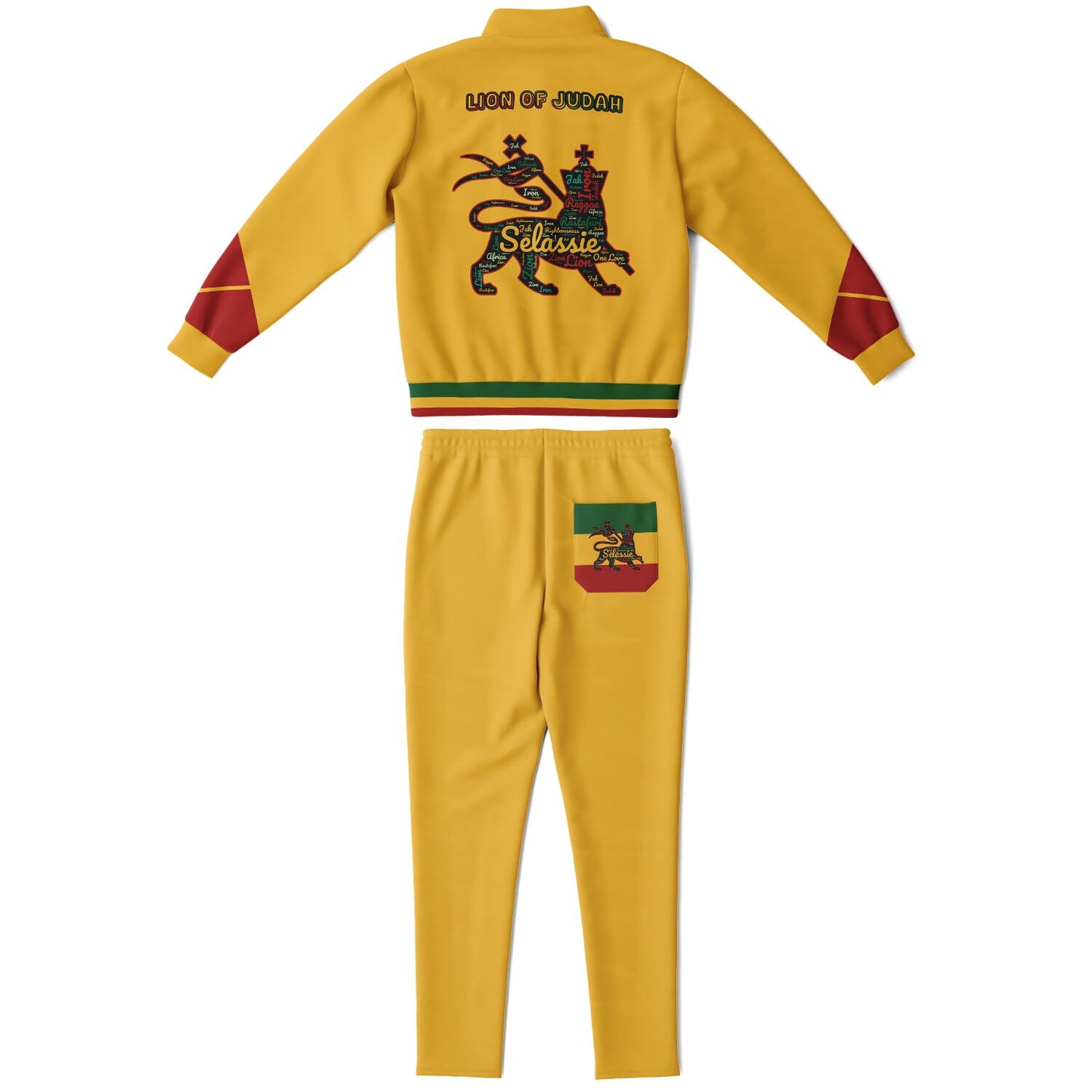 Rasta Tracksuit - Lion Of Judah Yellow