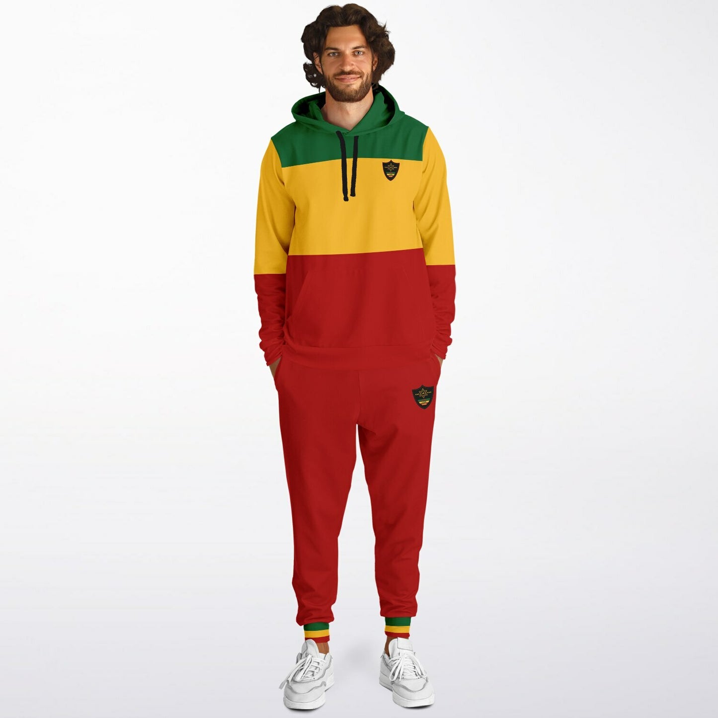 Rasta Casual Pull Over Hoodie & Jogger Set