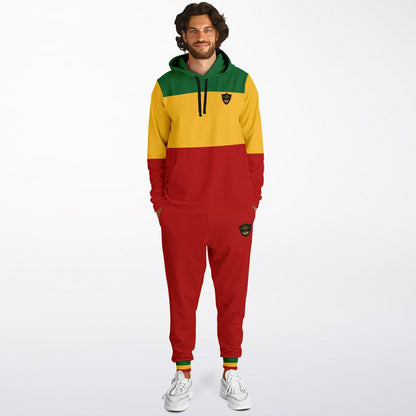 Rasta Casual Pull Over Hoodie & Jogger Set