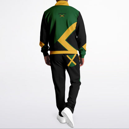 Jamaica Tracksuit Green Back