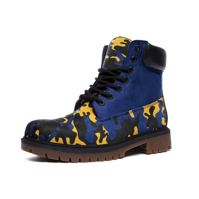 Barbados Camo Shoes - Kingston Kickers Suede Boots