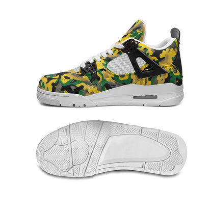 Jamaica Shoes - Camo Basketball Sneakers