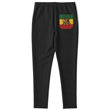 Rasta Track Pants - Ocho Rios Stripe White Black - Athletic