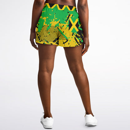 Women's Jamaica Flag Shorts