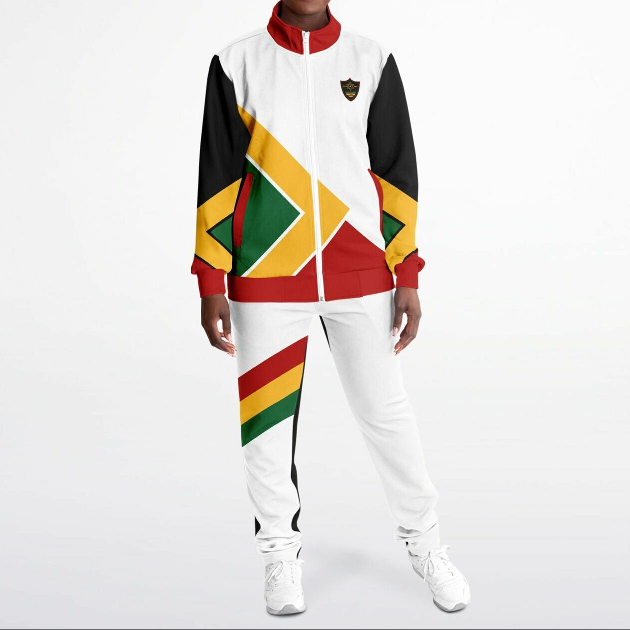 Rasta Tracksuit - Lion Of Judah White
