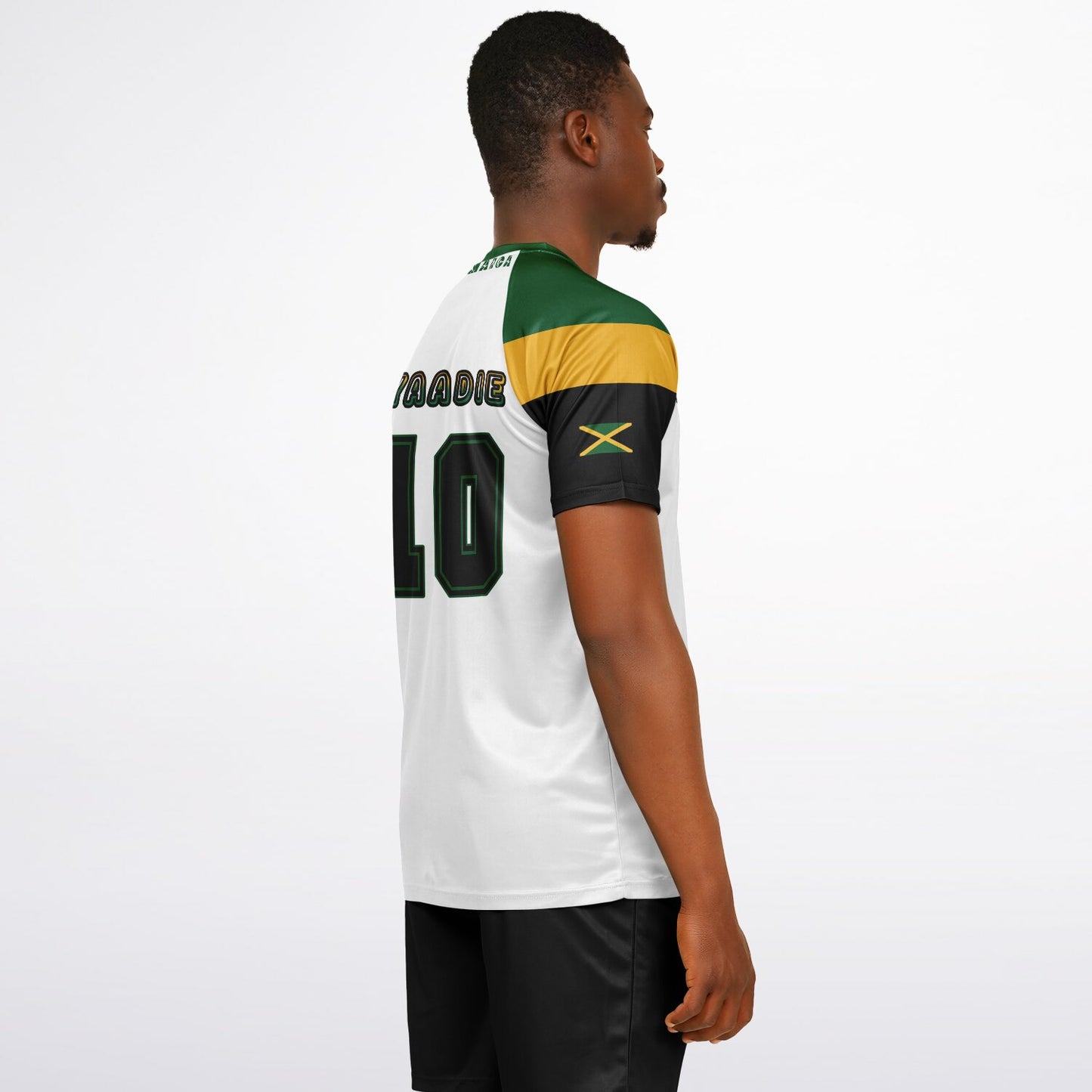 Jamaica Soccer Jersey - White - Plain Back