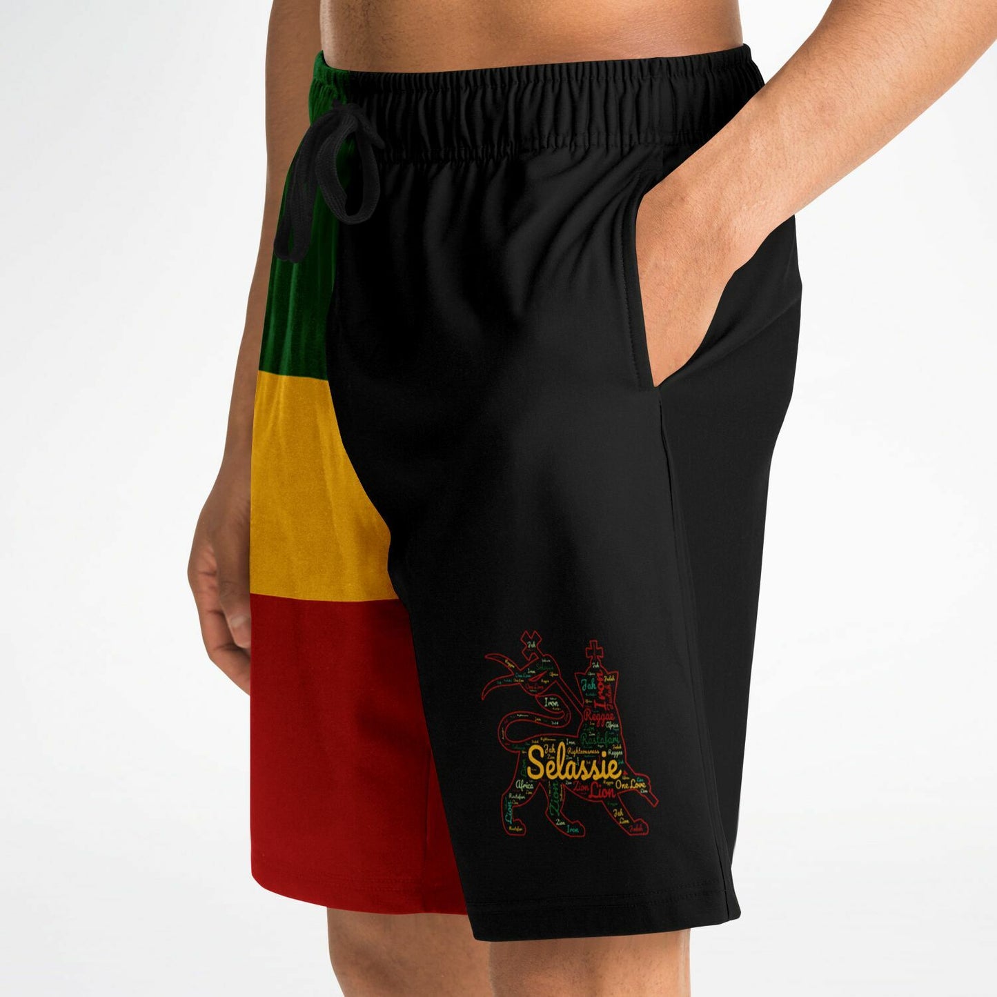 Rasta Athletic Shorts