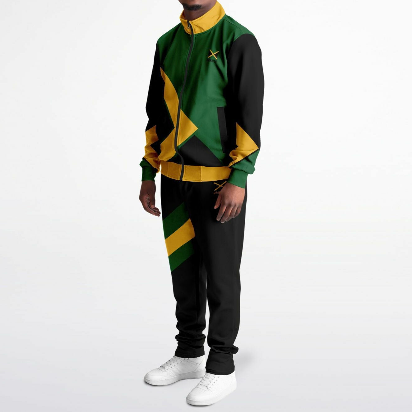 Jamaica Tracksuit Green Back
