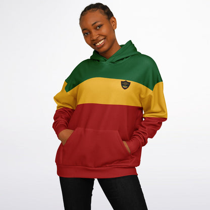 Rasta Heavyweight Pull Over Hoodie