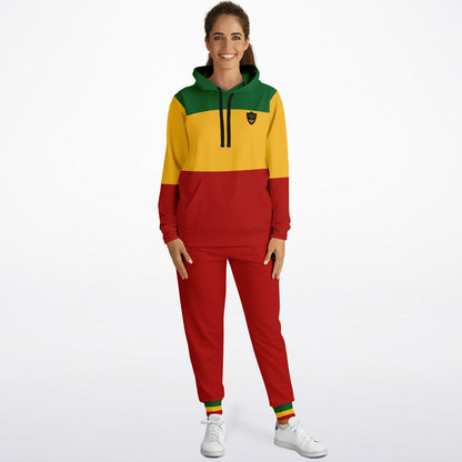 Rasta Casual Pull Over Hoodie & Jogger Set