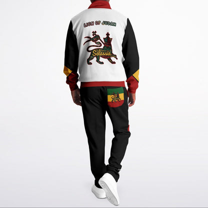 Rasta Tracksuit - Lion Of Judah White