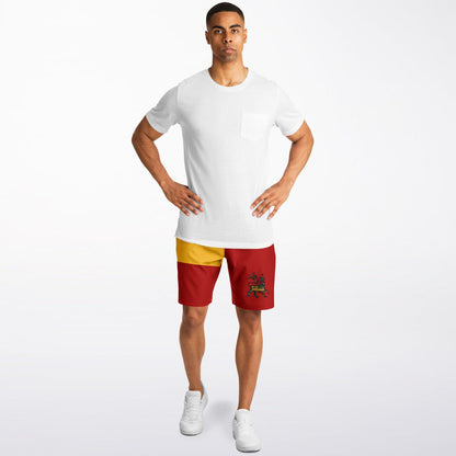 Rasta Athletic Shorts