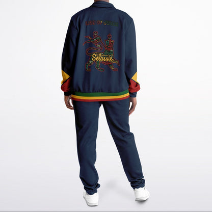 Rasta Tracksuit - Lion Of Judah Navy