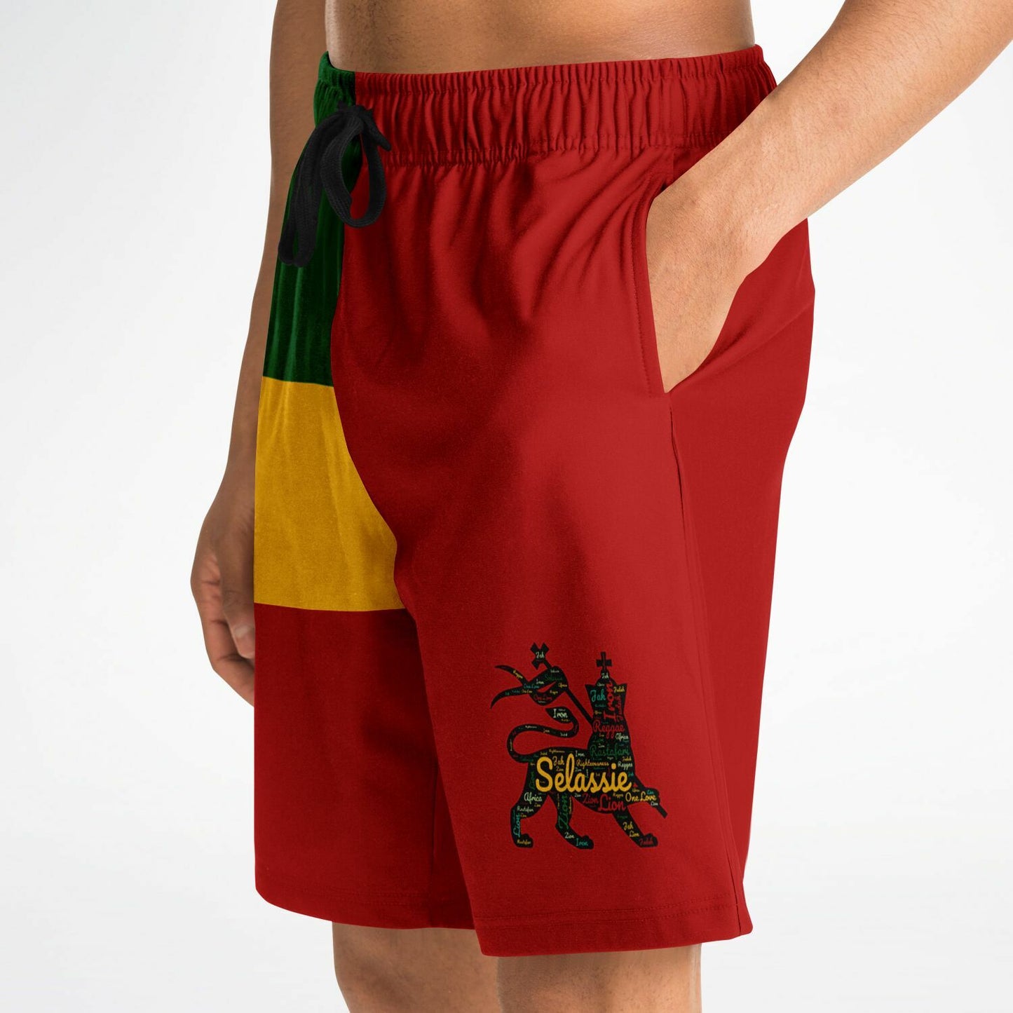 Rasta Athletic Shorts