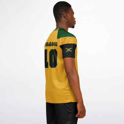 Jamaica Soccer Jersey - Yellow - Plain Back
