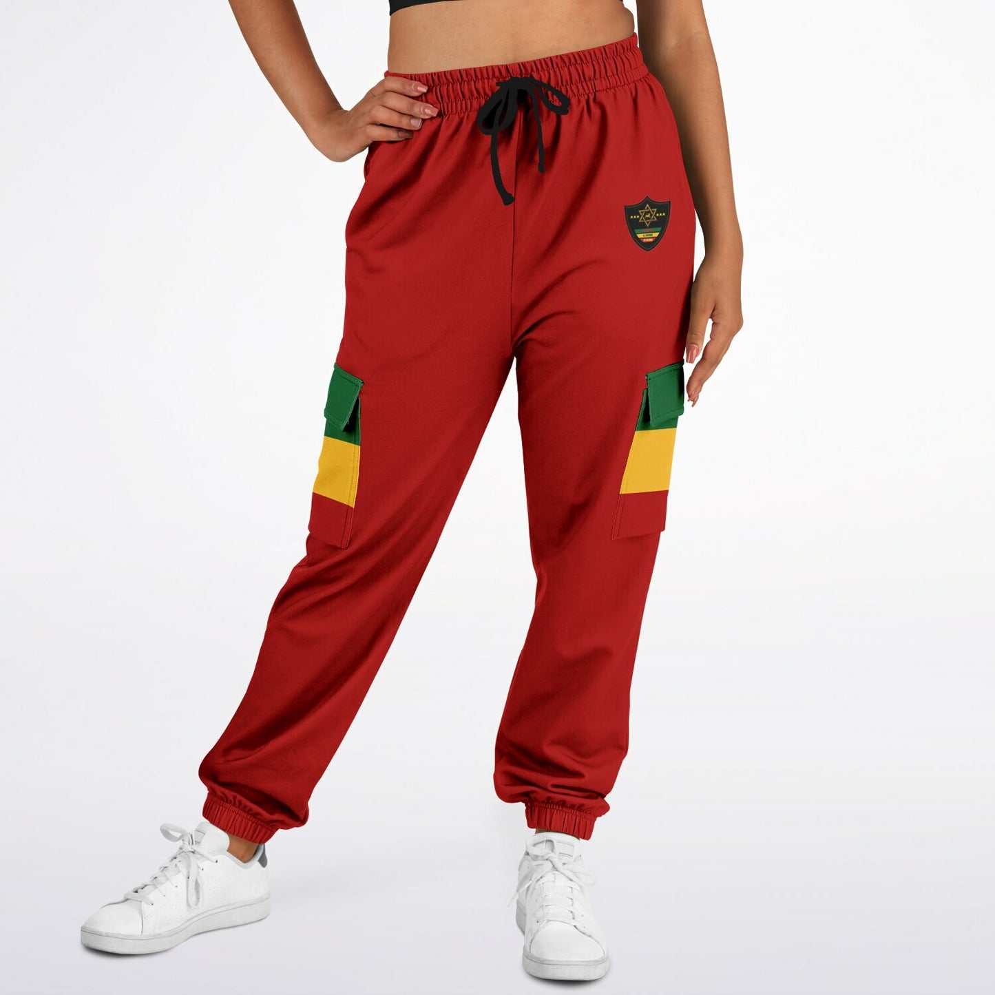 Rasta Heavy Hoodie & Cargo Sweatpants Set