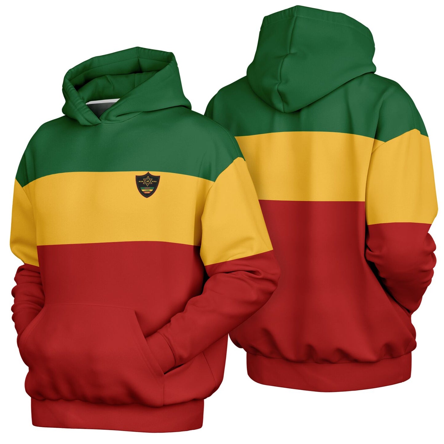 Rasta Heavy Hoodie & Cargo Sweatpants Set