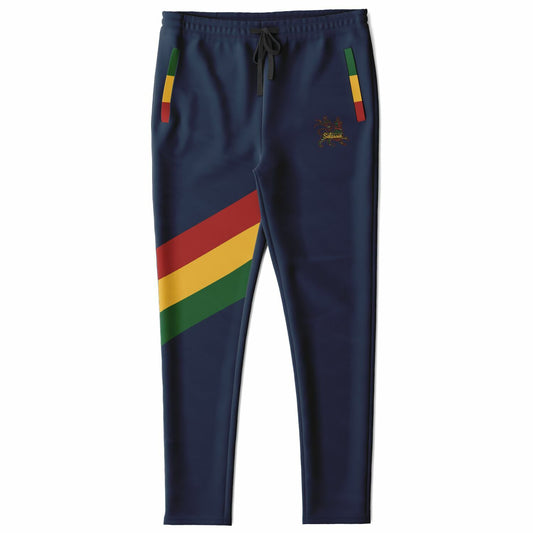 Rasta Track Pants - Lion Of Judah Navy