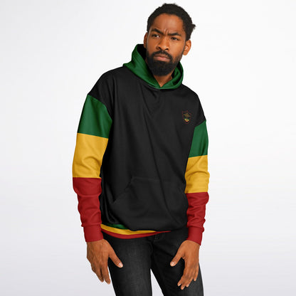 Rasta Heavyweight Pull Over Hoodie