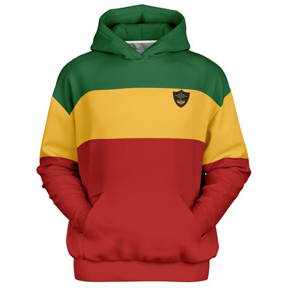 Rasta Heavyweight Pull Over Hoodie