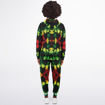 Rasta Athletic Zip Hoodie & Jogger Set