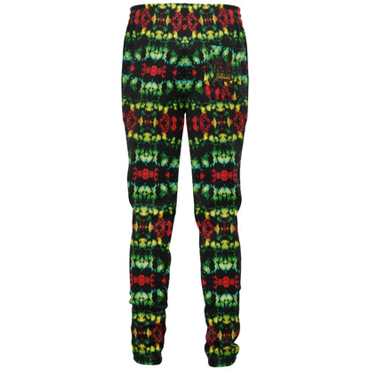 Rasta Track Pants - Lion Of Judah Splatter