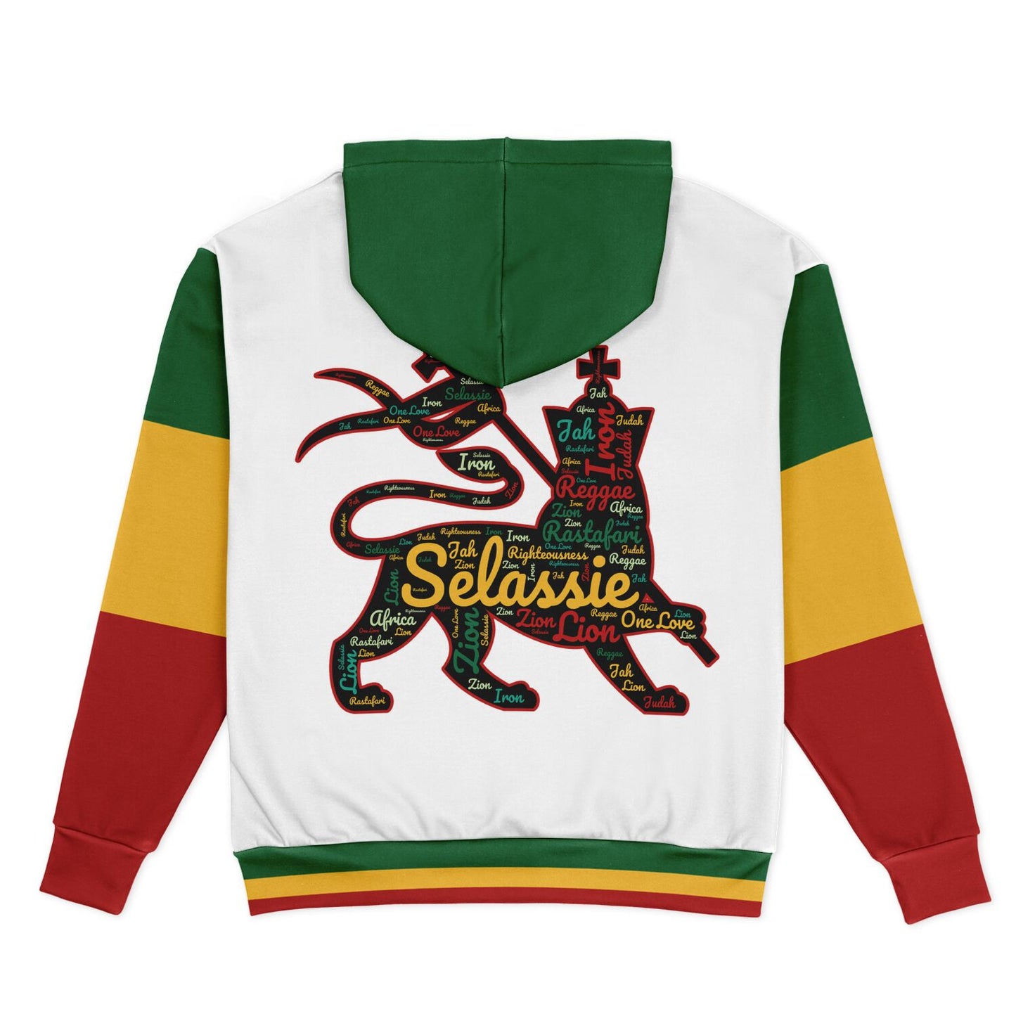 Rasta Heavyweight Pull Over Hoodie