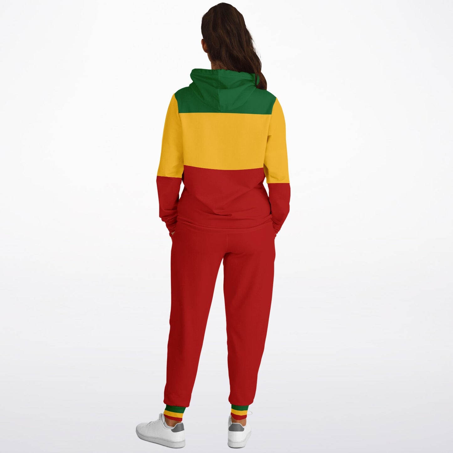 Rasta Casual Pull Over Hoodie & Jogger Set