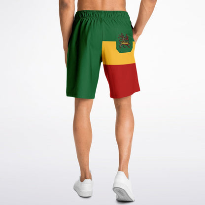 Rasta Athletic Shorts