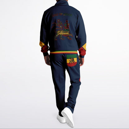 Rasta Tracksuit - Lion Of Judah Navy
