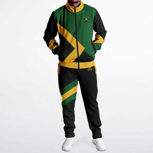 Jamaica Tracksuit Green Back