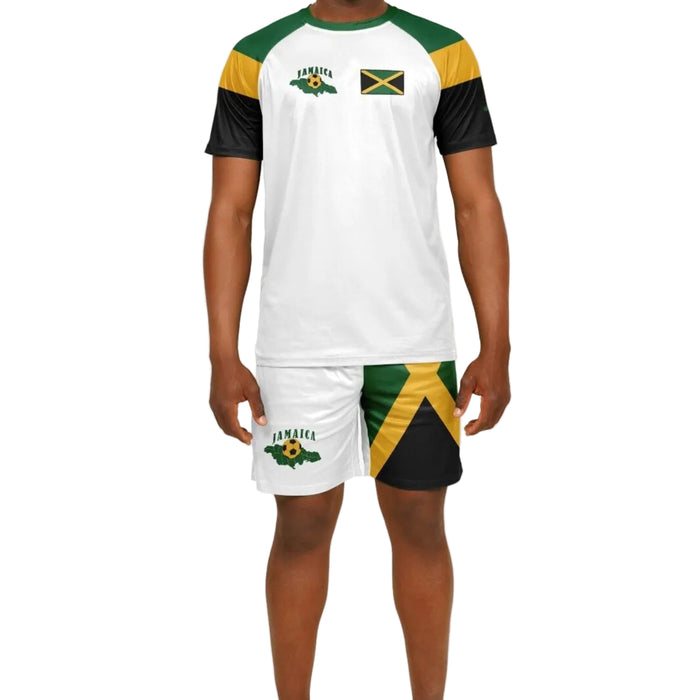Jamaica National Team Soccer Jersey Set White