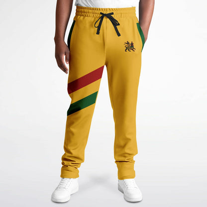 Rasta Track Pants - Lion Of Judah Yellow